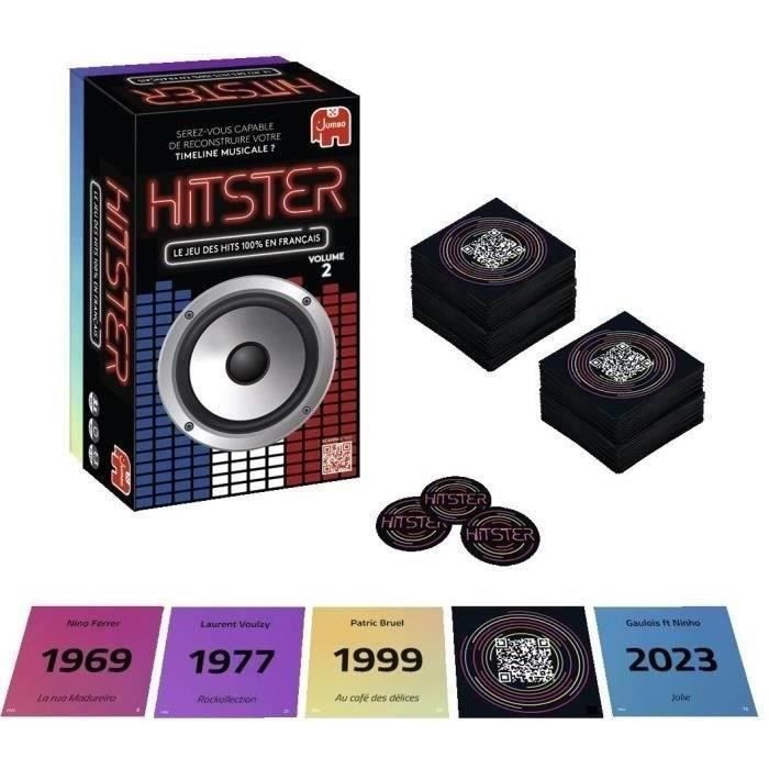 Hitster 100% chanson francaise - jeu de société - dujardin - plongez dans l'univers musical français avec hitster