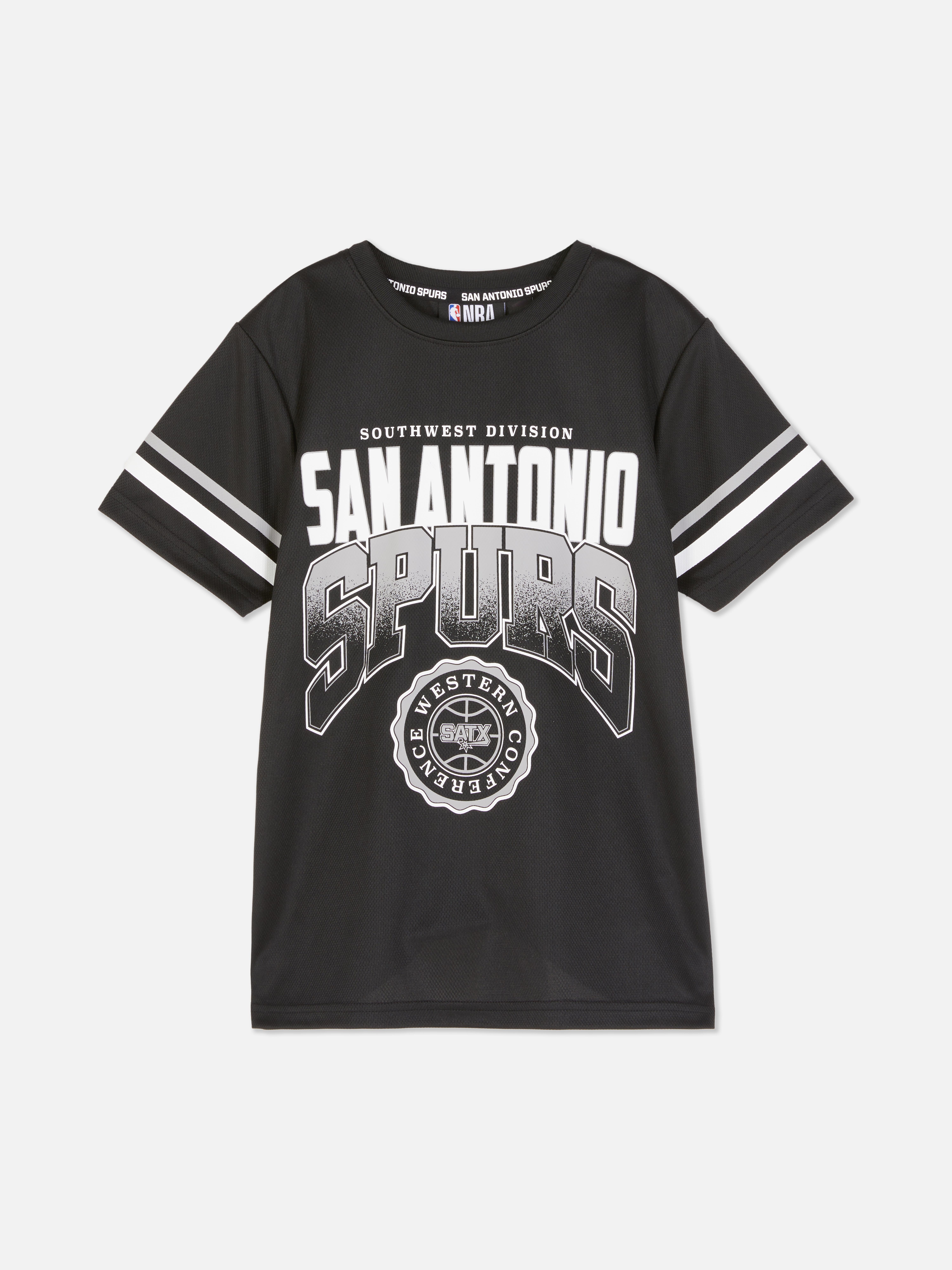 Tricou NBA San Antonio Spurs Un tricou sport cu mânecă scurtă cu imprimeuri San Antonio Spurs