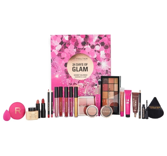 Makeup Revolution 24 Days of Glam kalendarz adwentowy