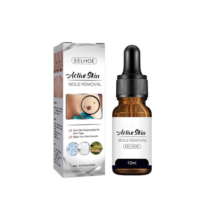 Essence dissolvant de verrues,contre les grains de beauté, liquide pour enlever les verrues du cou, du visage