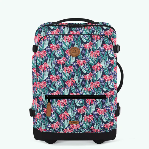 Cabaia Edea lille blå blød kuffert med 2 hjul