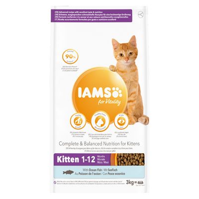 IAMS dla witalności kociąt ryb oceanicznych