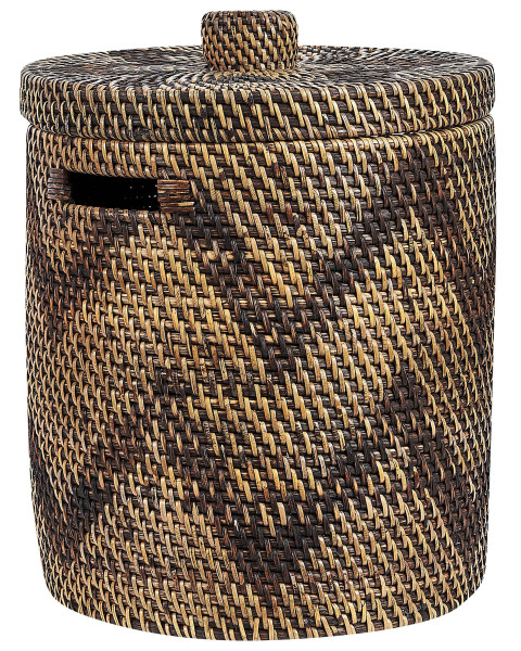 Koszyk do przechowywania rattanowy 30 cm naturalny