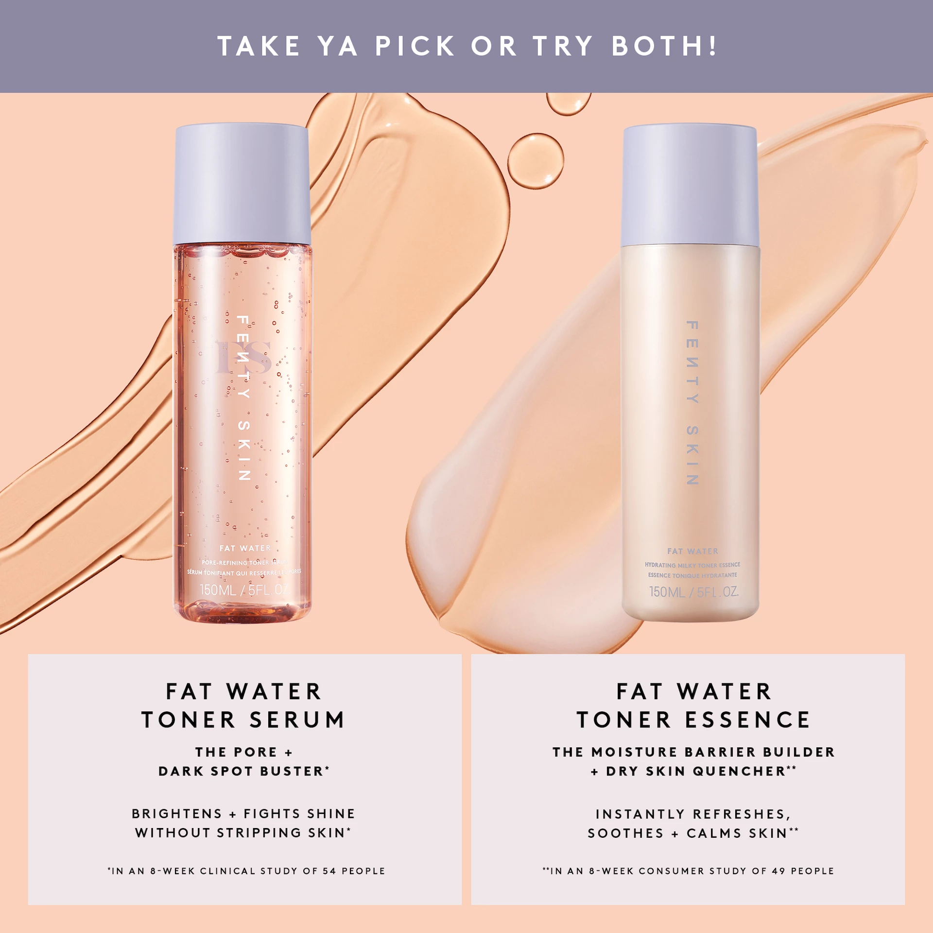 Hydratační mléčná pleťová voda Fat Water 148 ml - Fenty Skin