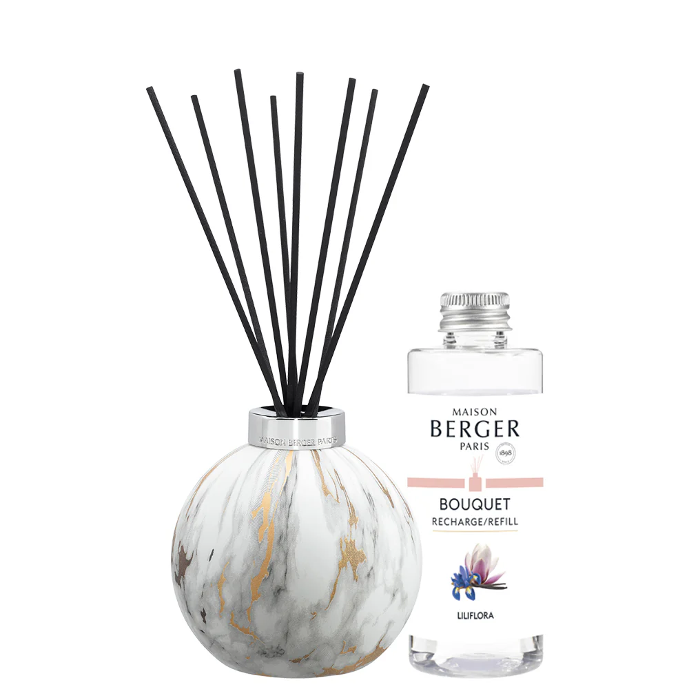 Bouquet Parfumé Marbrure Blanc - Diffusore di Profumo