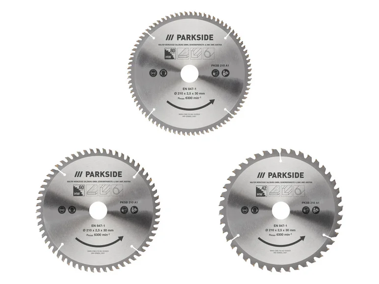 PARKSIDE® Sirkelsagblad PKSB 210 A1, Ø 21 cm