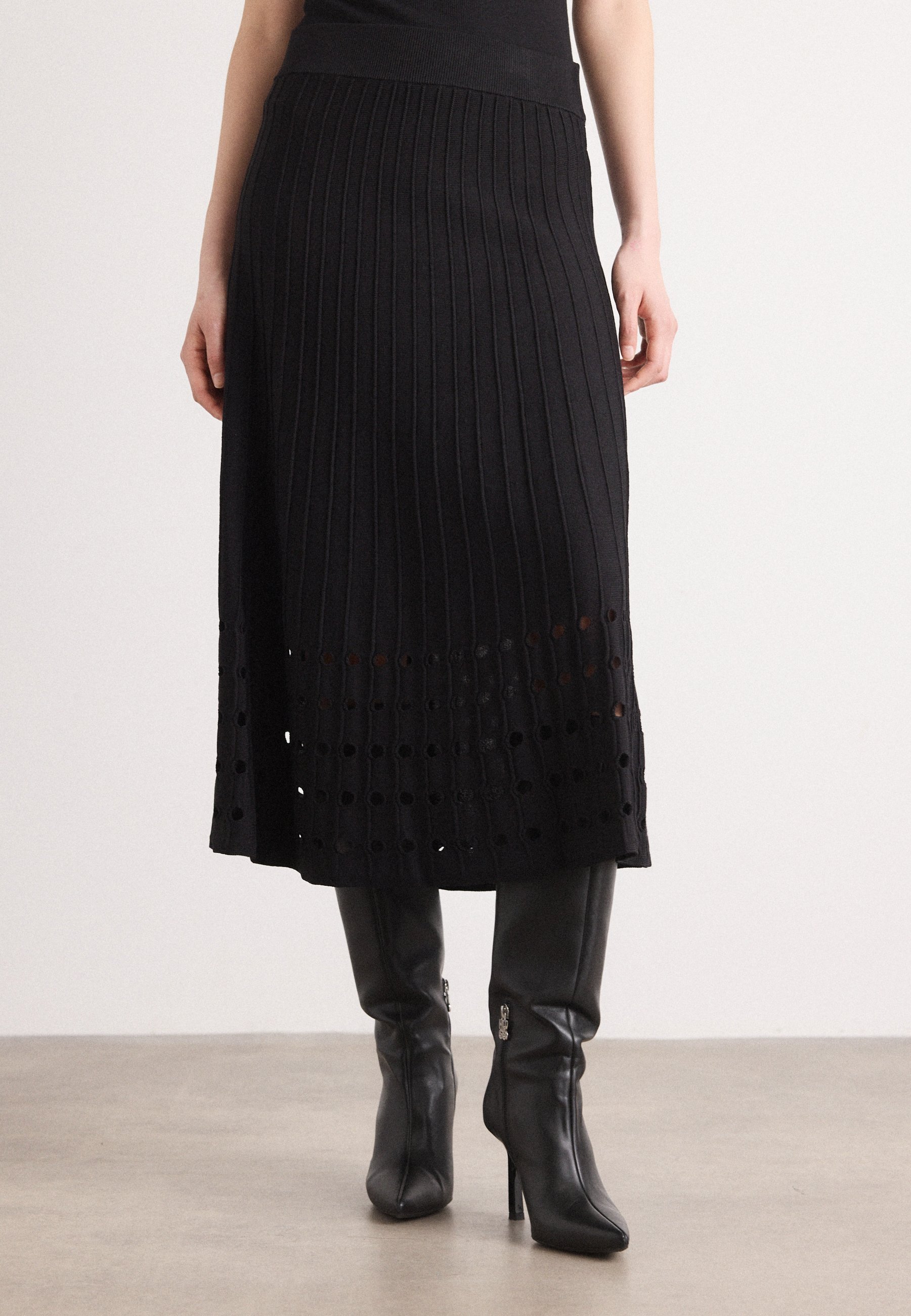DKNY rok - A-lijn rok - zwart