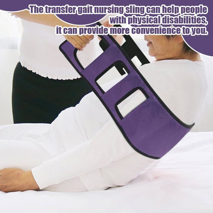 Ceinture de Transfert,Supports et Appuis de Relevage,Aide à l'autonomie et à la Mobilité,Déplacer en Toute Sécurité les Patients