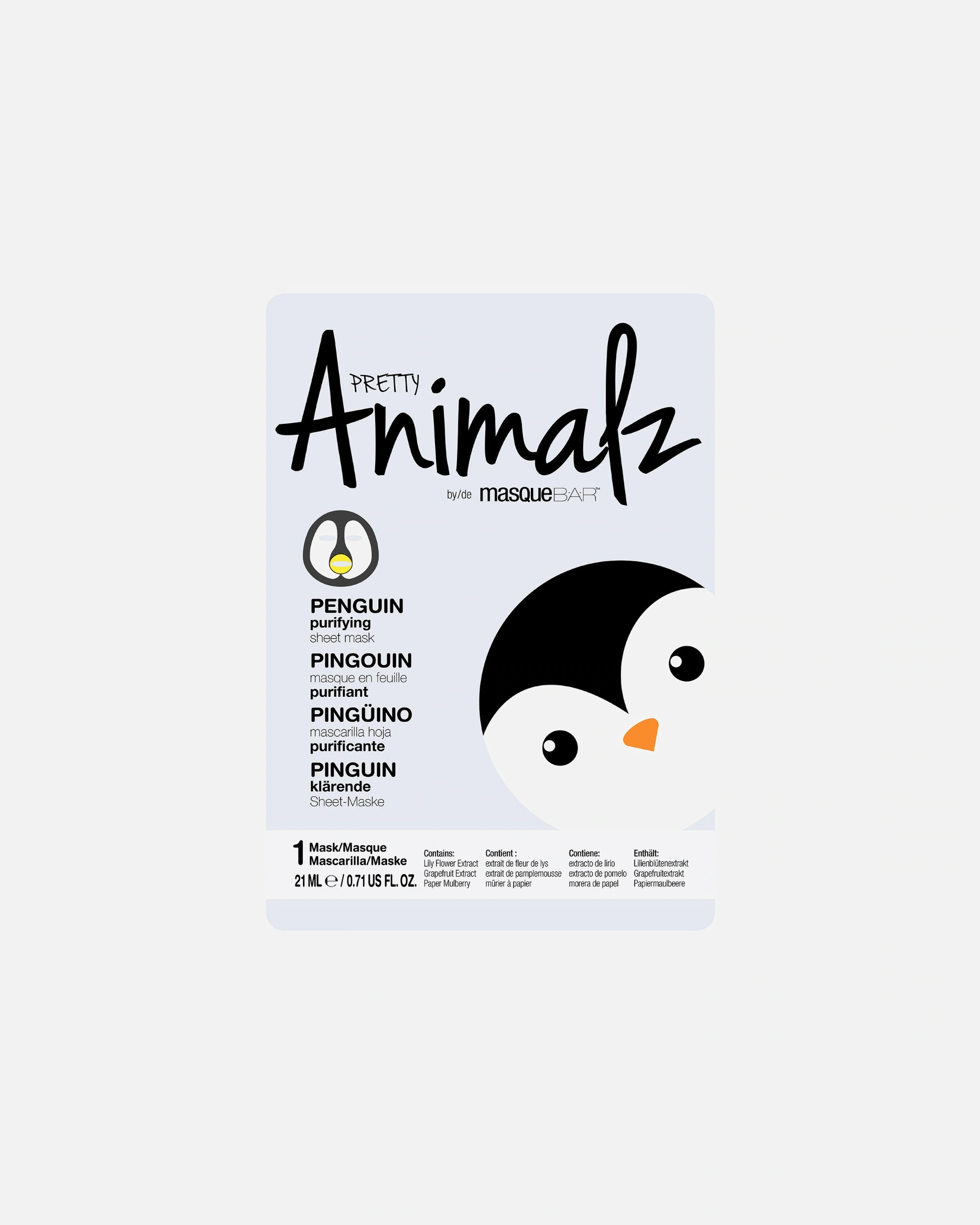 masqueBAR Animalz - Masque Pinguin