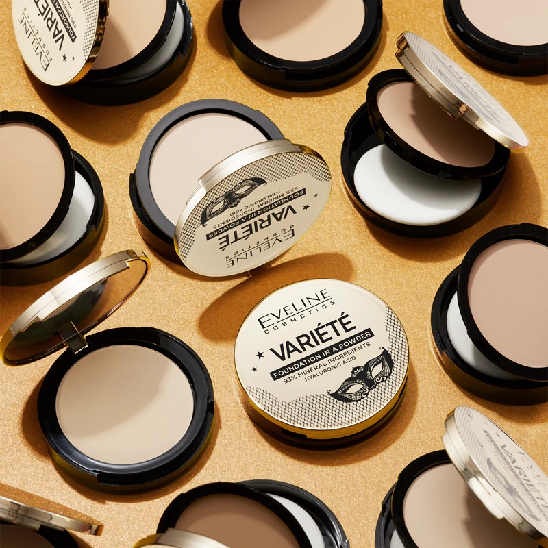 Eveline Cosmetics Variété kompaktni mineralni puder z aplikatorjem