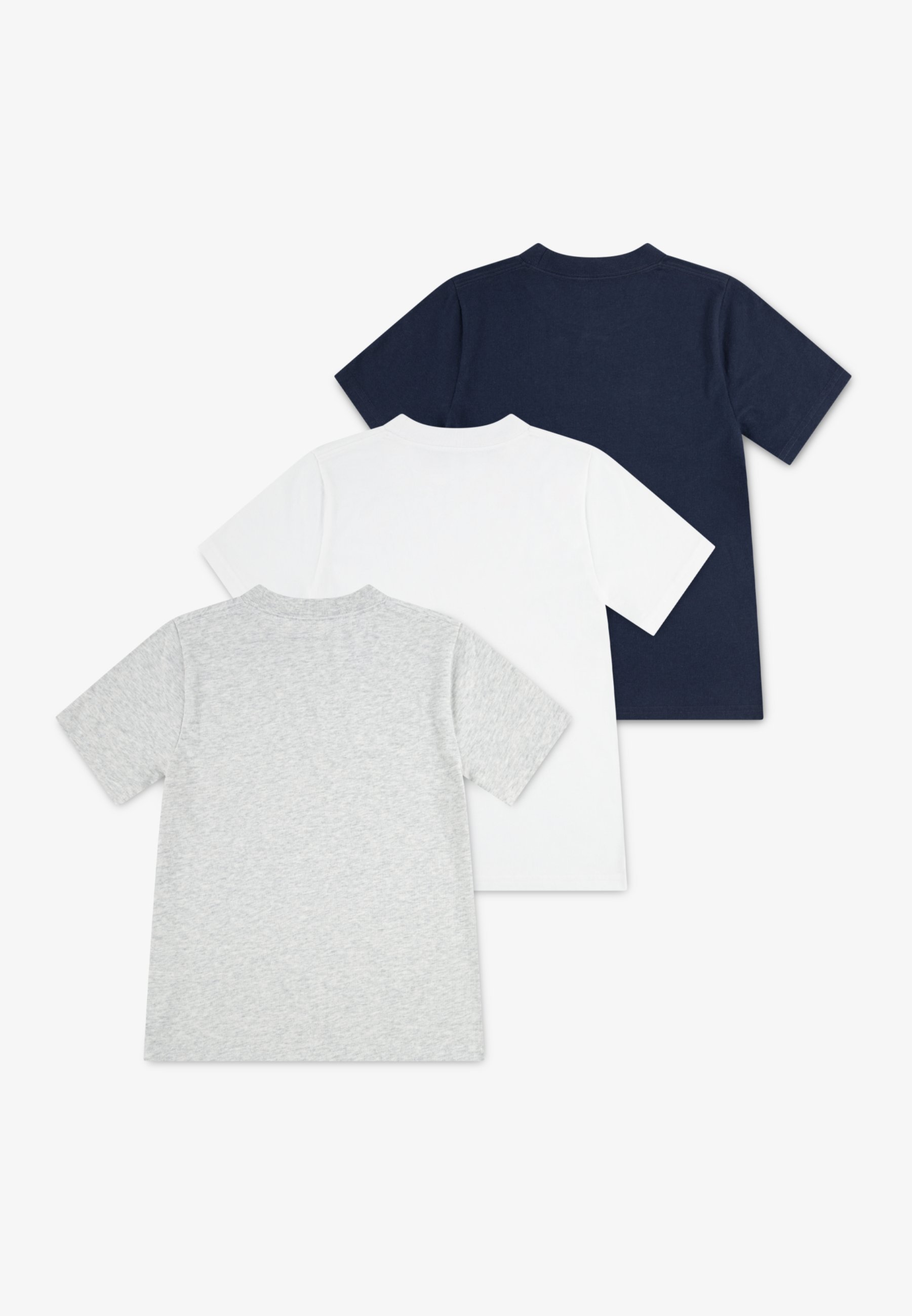 Lot de 3 t-shirts Abercrombie & Fitch - T-shirts basiques - bleu foncé/beige/blanc