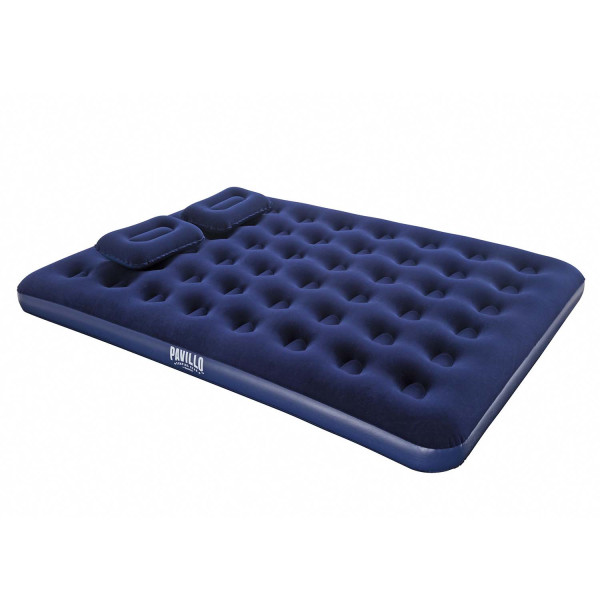 Materac dmuchany Bestway dwuosobowy 203x152x22 cm z pompką i poduszkami