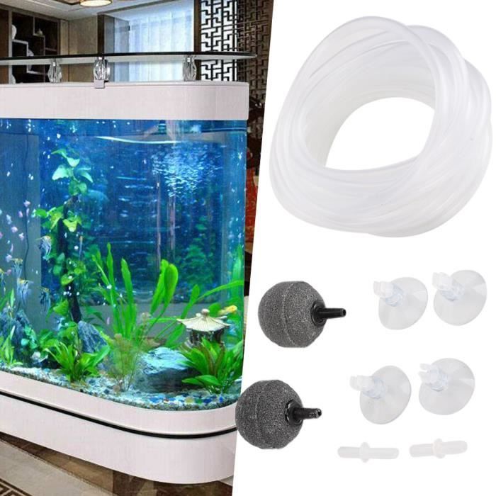 Air Pump Accessory Kit - Aquarium - Tubing, Bubble Stone, Suction Cups - Plastic - 100% Brand New