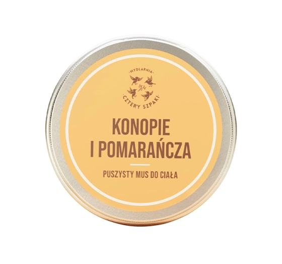 MYDLARNIA CZTERY SZPAKI MUS KONOPIE I POMARAŃCZA 150ML
