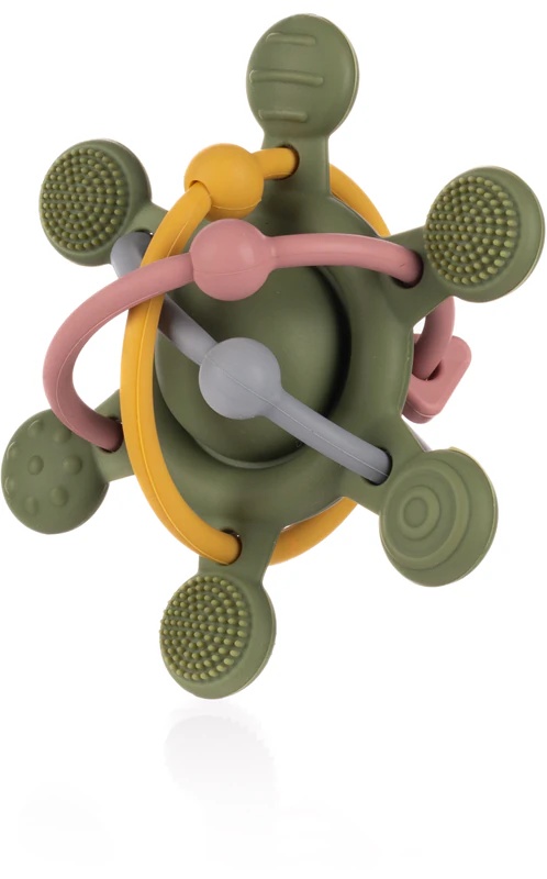 Зопа силиконска звечка са глодалицом