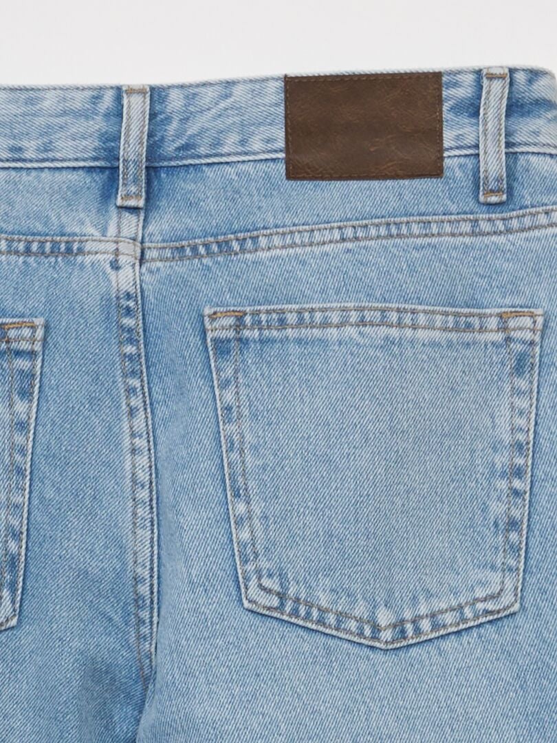Pantalones vaqueros rectos - L34 - AZUL