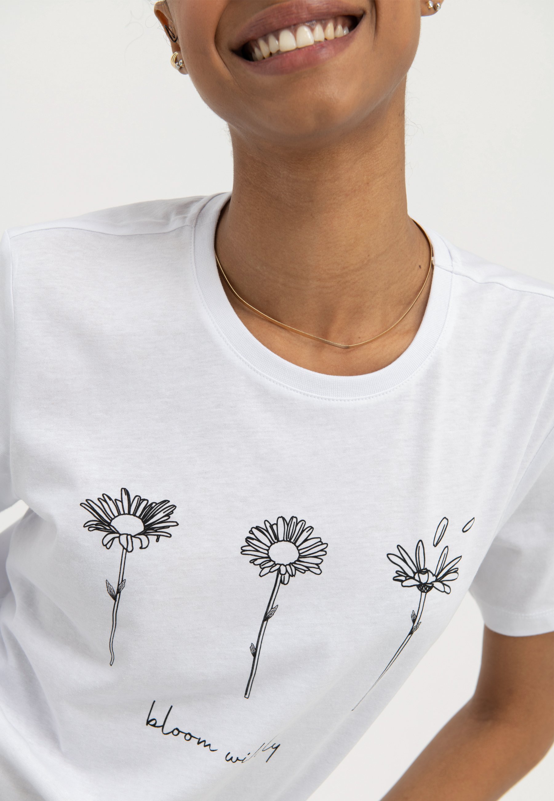 T-shirt imprimé Even&Odd - blanc