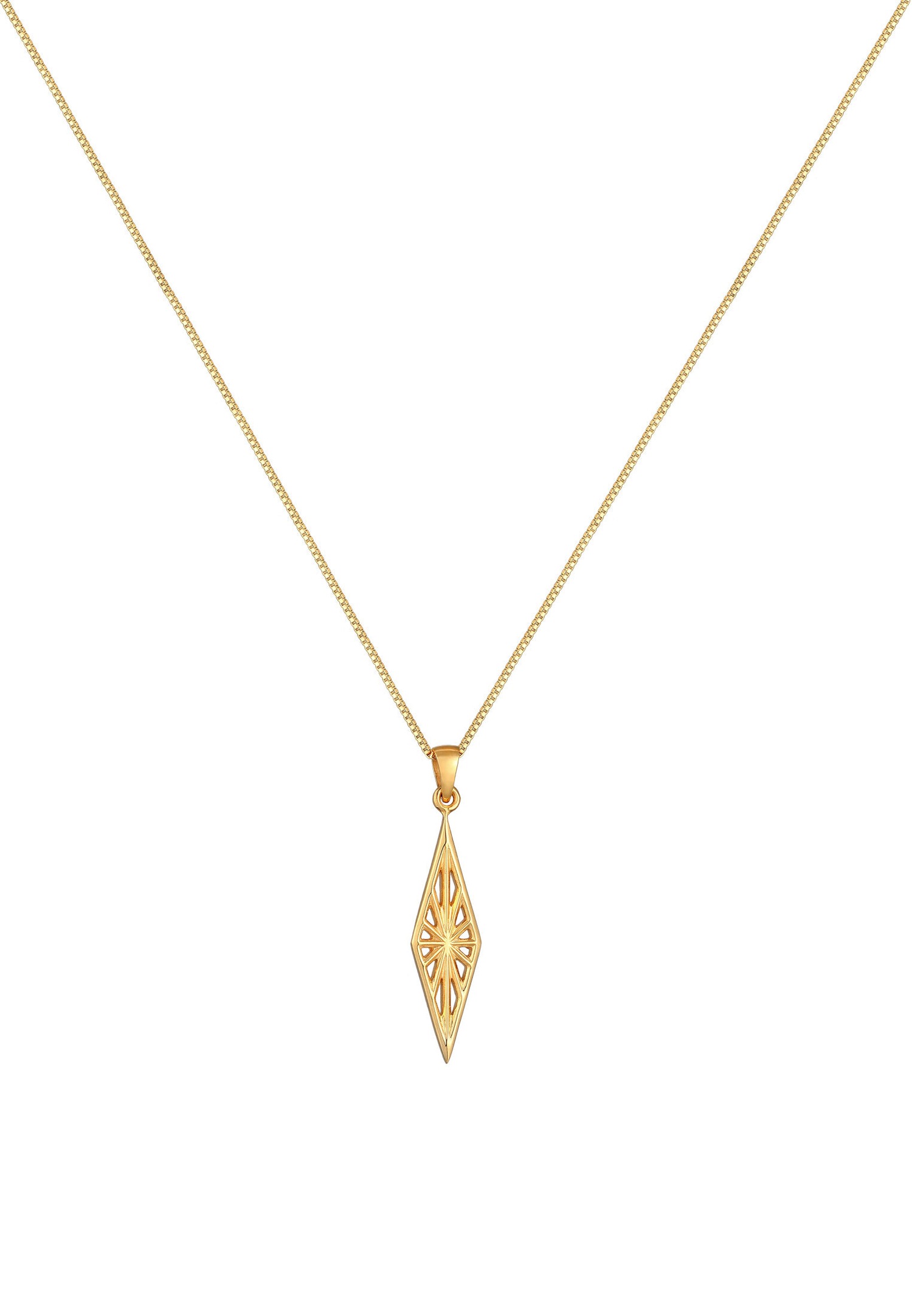 KUZZOI Hommes pendentif losange ornement look usé en argent sterling 925