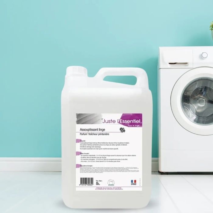 PRODUCTOS ESENCIALES - Suavizante de telas - Aroma a frescura primaveral - 5L