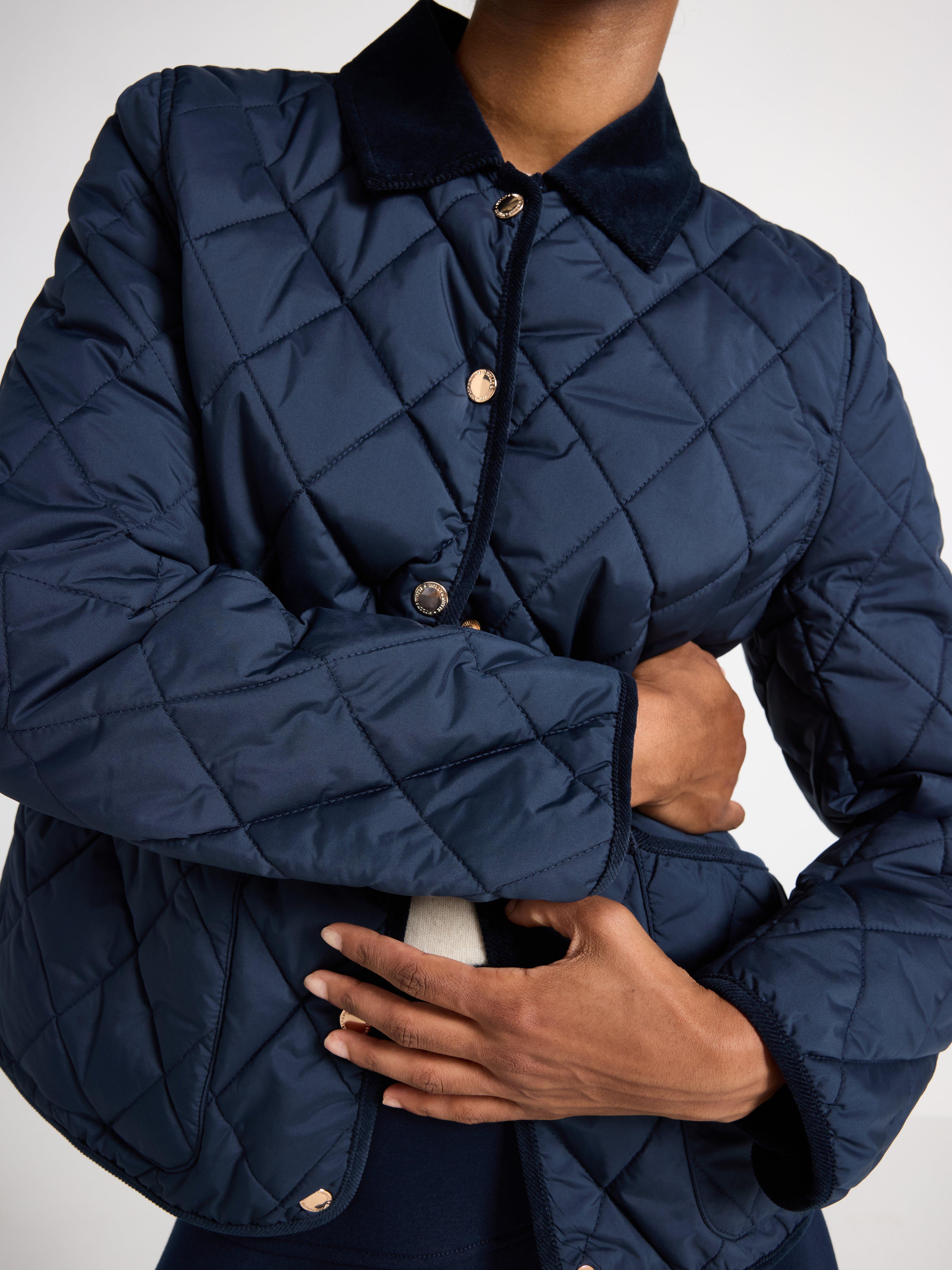 Veste matelassée bleu marine foncé
