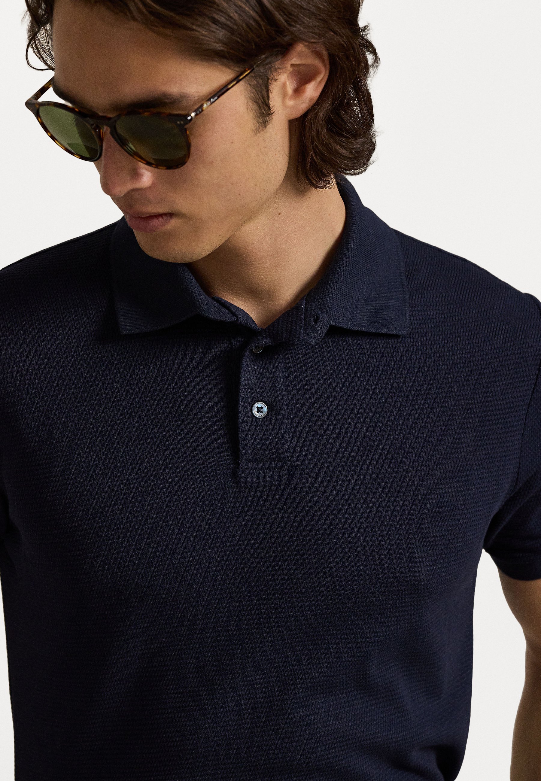 Polo Ralph Lauren POLO STANDARD FIT TESTURIZZATA - Polo - blu navy