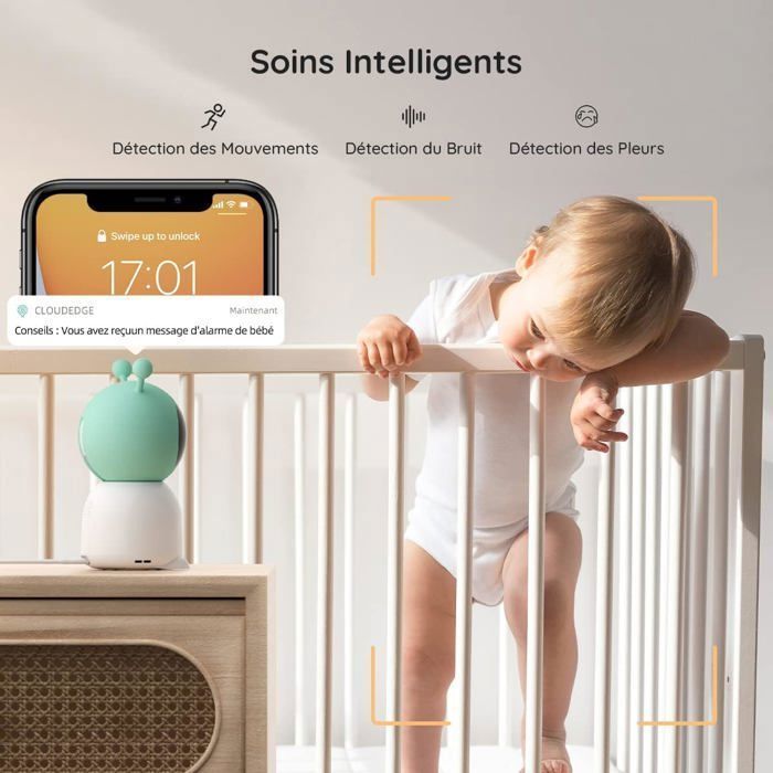 Cámara monitora para bebés de 5