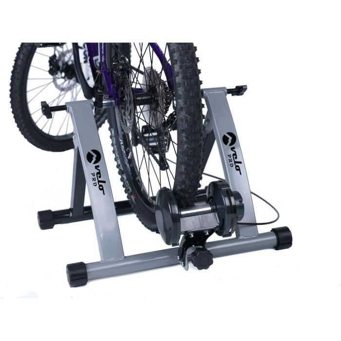Velo Pro Home Trainer Turbo Magnétique - Argent