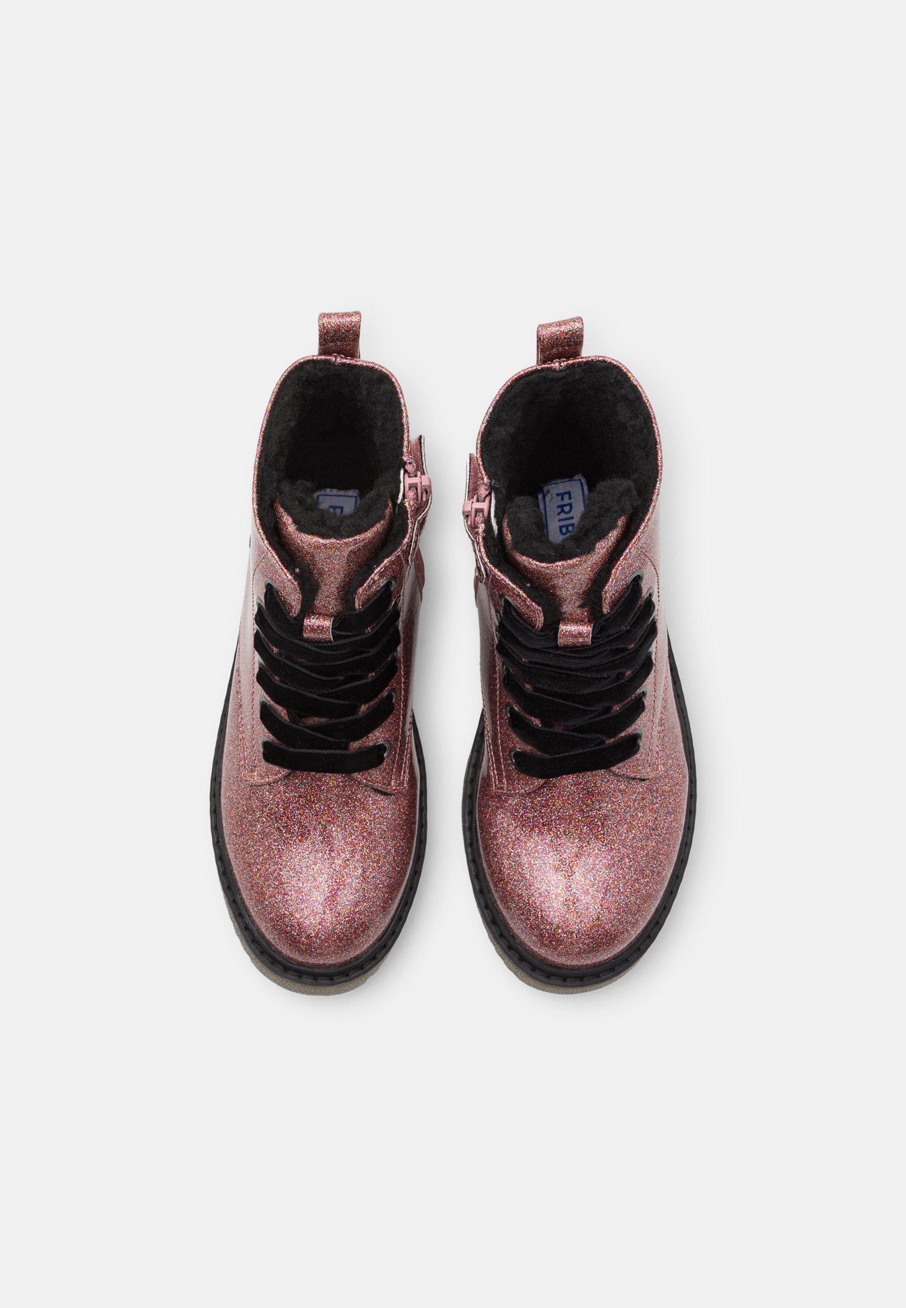 Bottines à lacets Friboo - roses