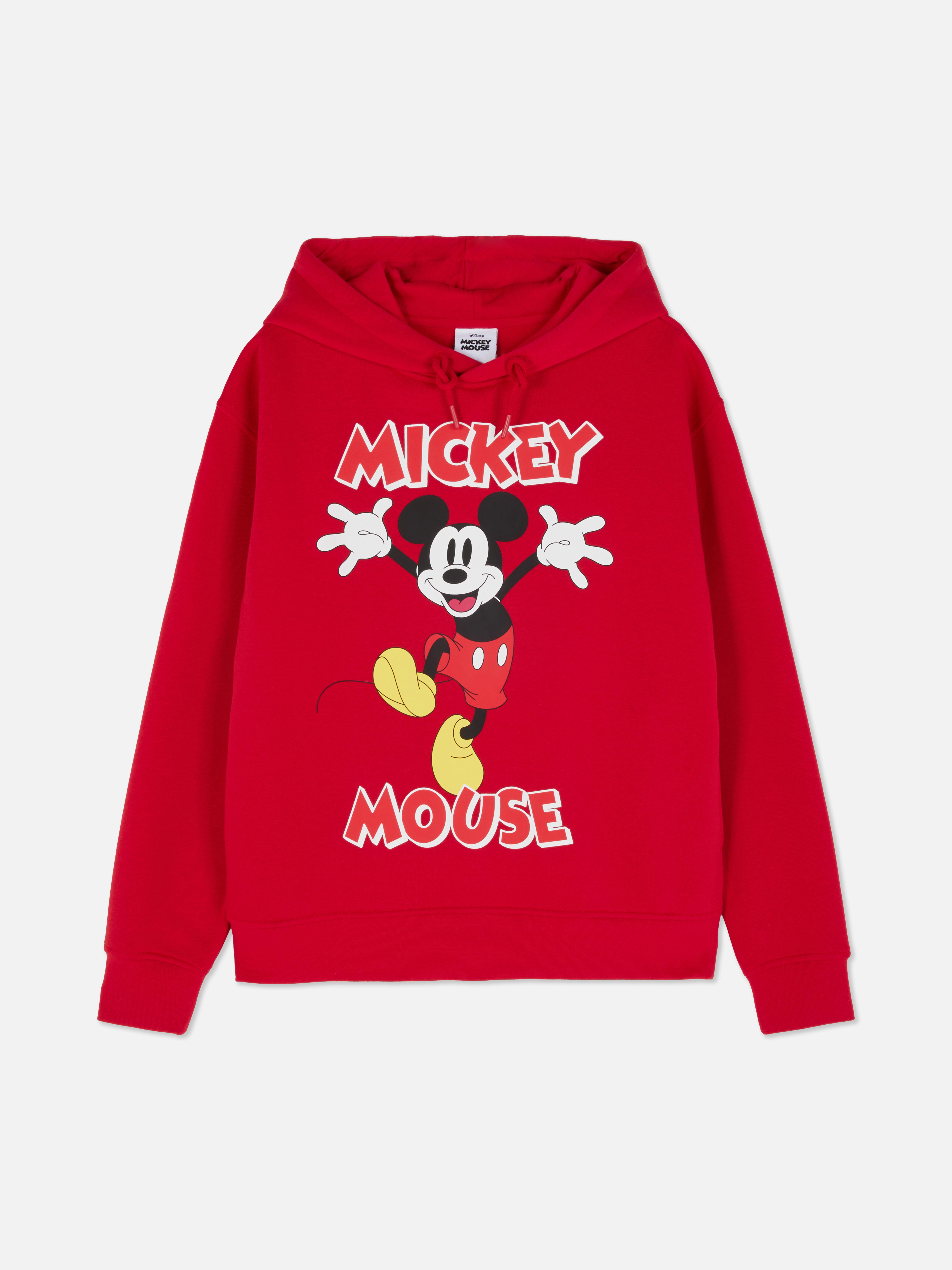 Disney Mickey egér mintás kapucnis pulóver, húzózsinóros, pulóver stílusú Mickey egér mintás kapucnis pulóver