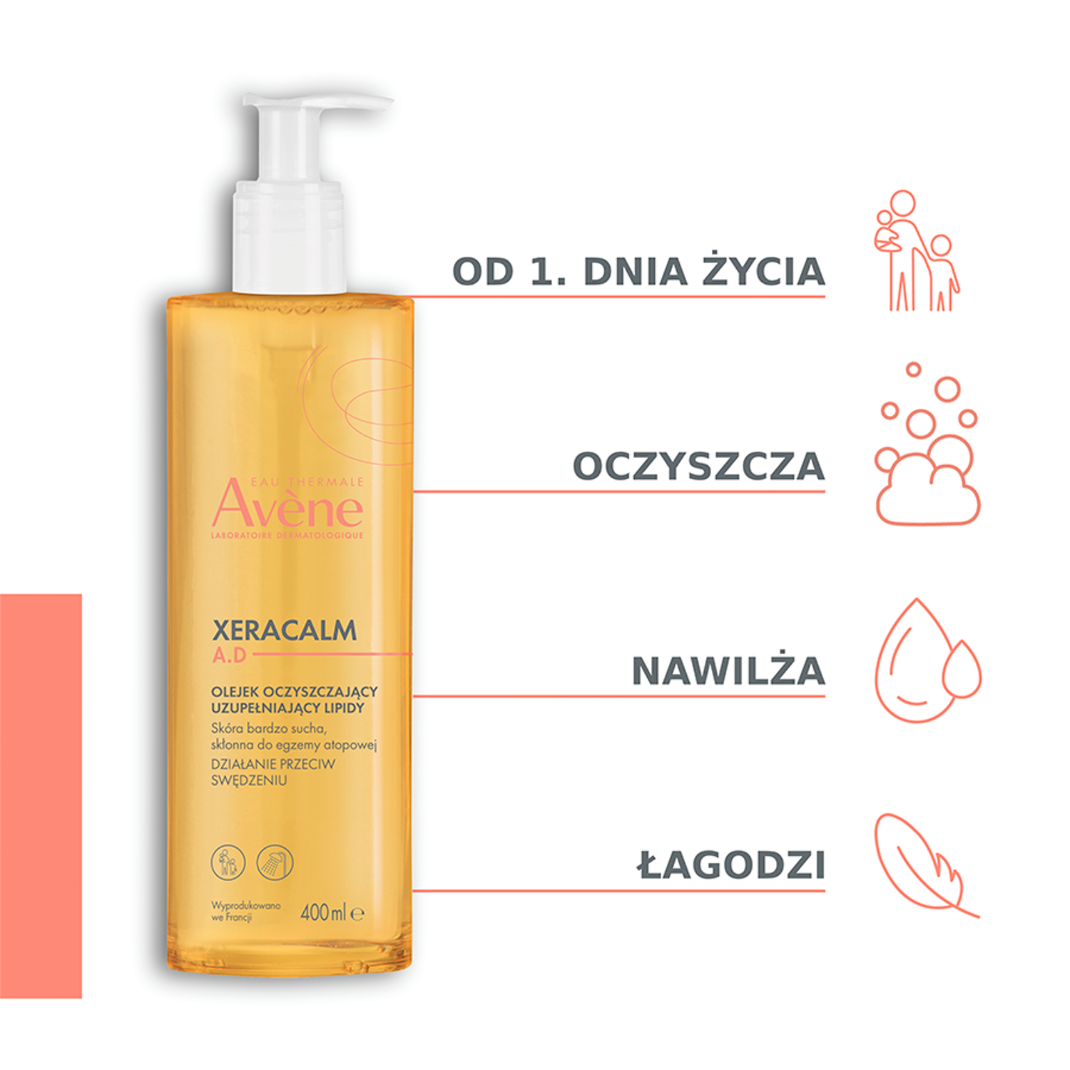 Olio corpo Avène 400 ml