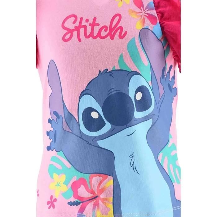 Pijama corto de algodón para niña 