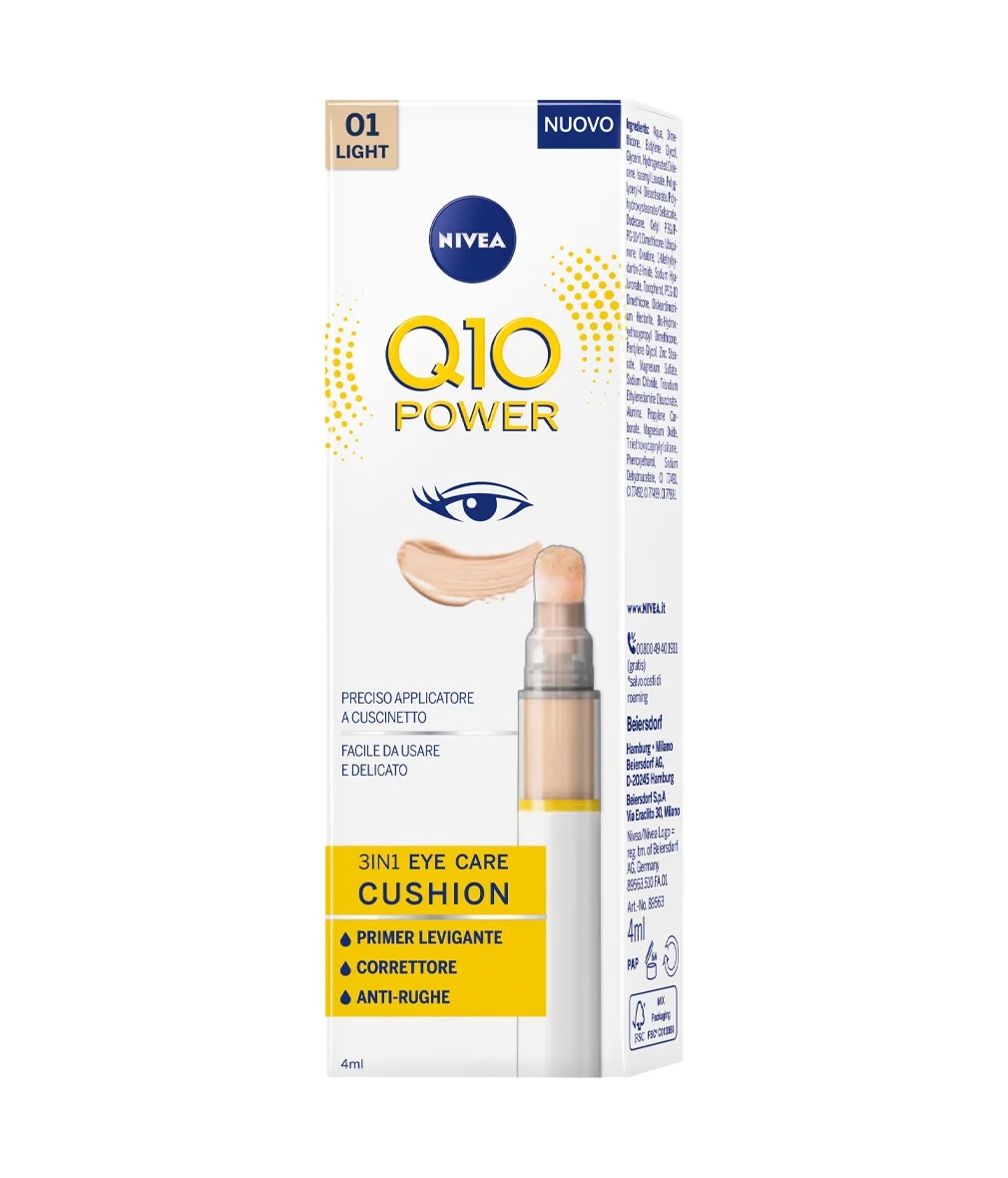 NIVEA Q10 Power 3-in-1 Oogconcealer in Licht Ooglid 4 ml