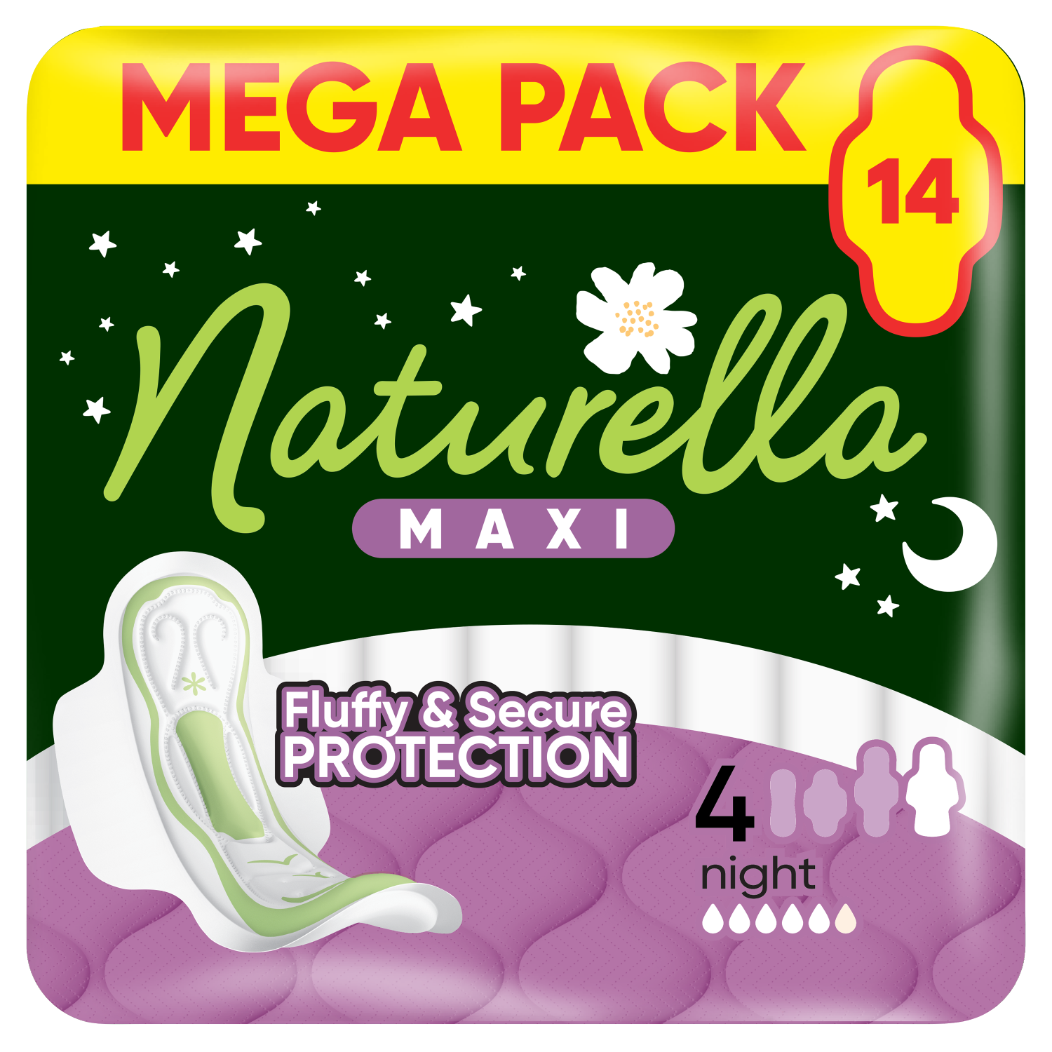 Hygienické vložky Naturella 14 ks Classic Night