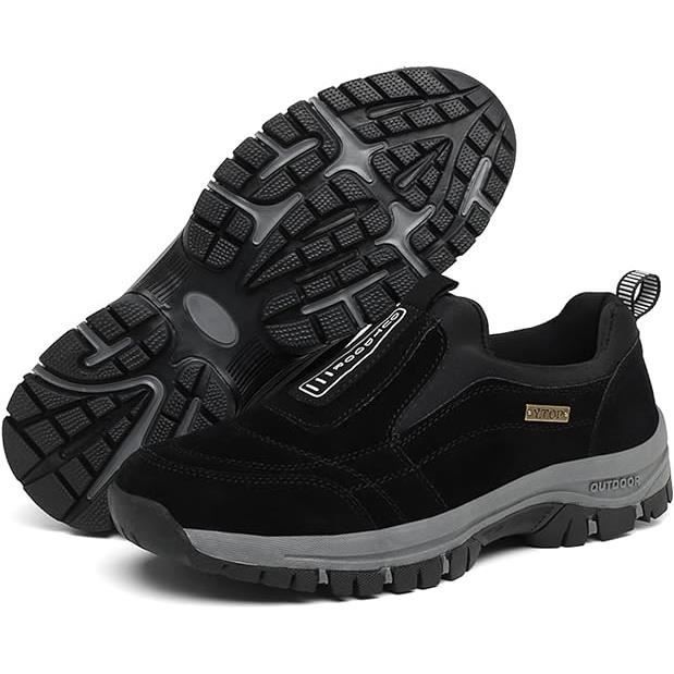 Miesten slip-on-vaelluskengät (musta-39)