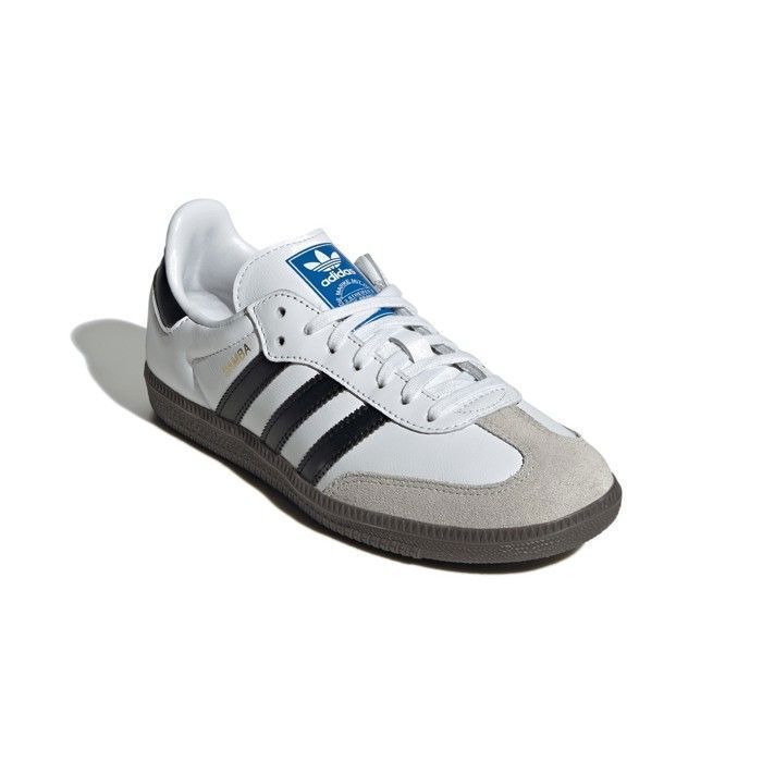 Zapatillas - Adidas - Samba OG J - Blancas - Cordones - Sintéticas