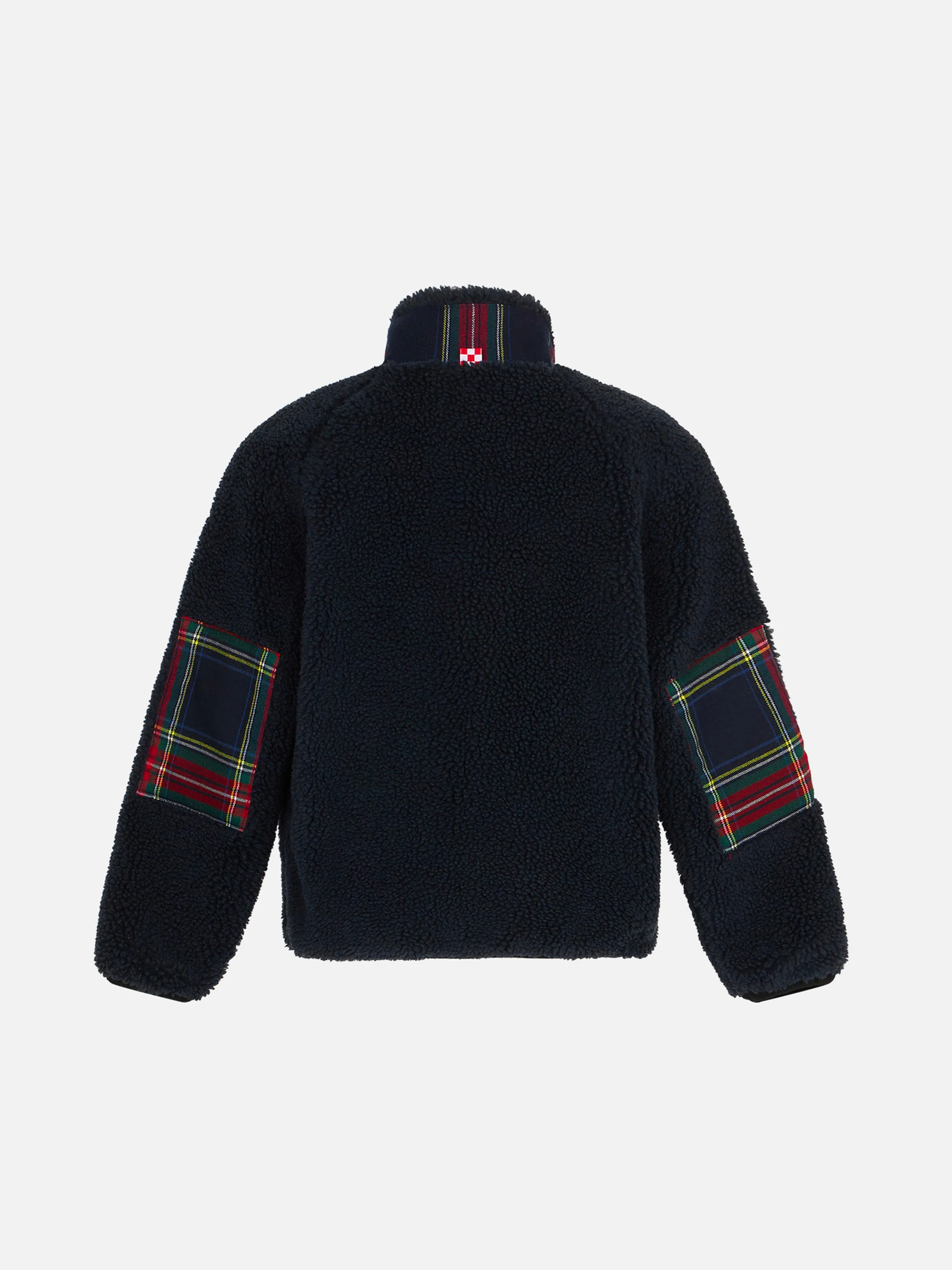 Veste sherpa pour enfant avec poche et broderie Saint-Barth