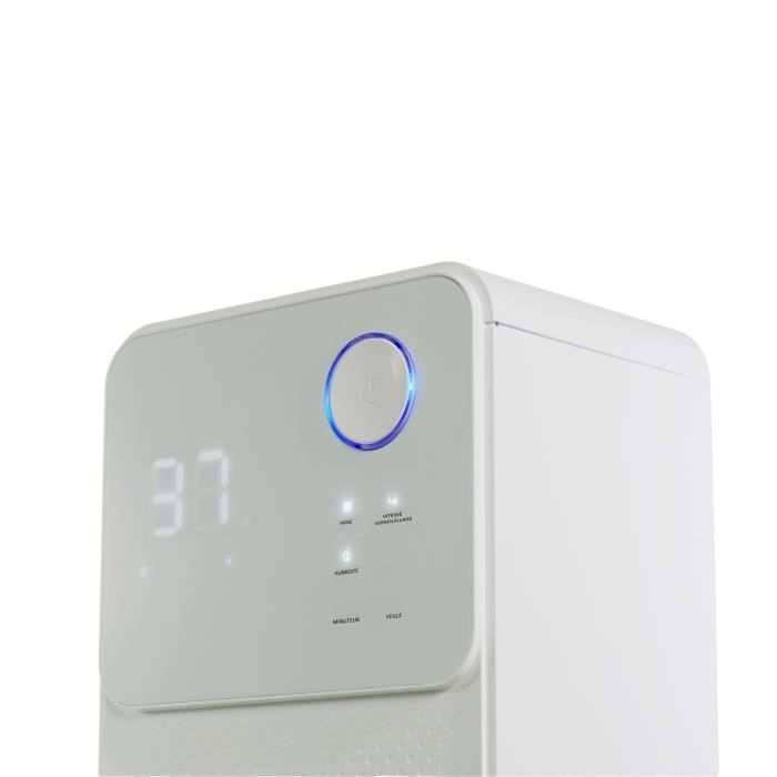 Deshumidificador eléctrico OCEANIC - Extracción de 12 litros/día - Función de secado de ropa - Pantalla LED