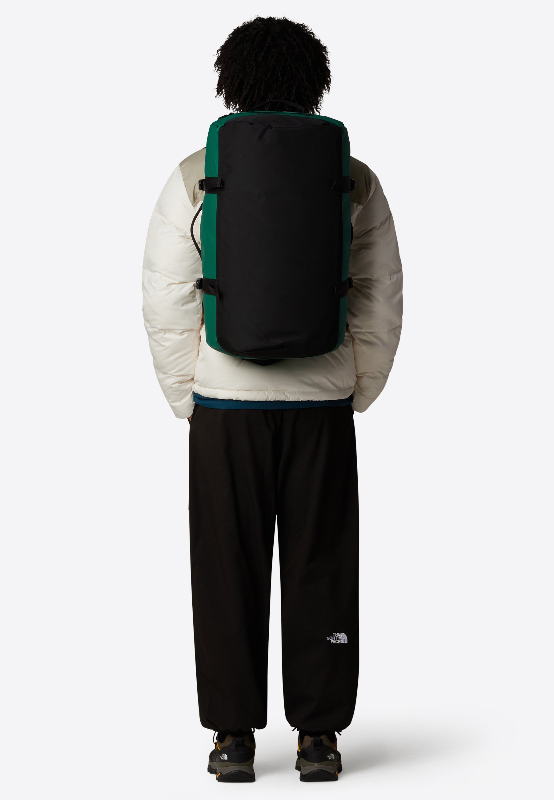 The North Face BASE CAMP DUFFEL S UNISEX - Reistas - evergreen tnf zwart