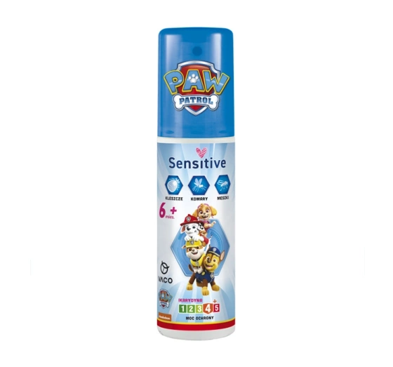 VACO PSI PATROL SENSITIVE SPRAY NA KOMARY KLESZCZE MESZKI DLA DZIECI IKARYDYNA10% 90ML