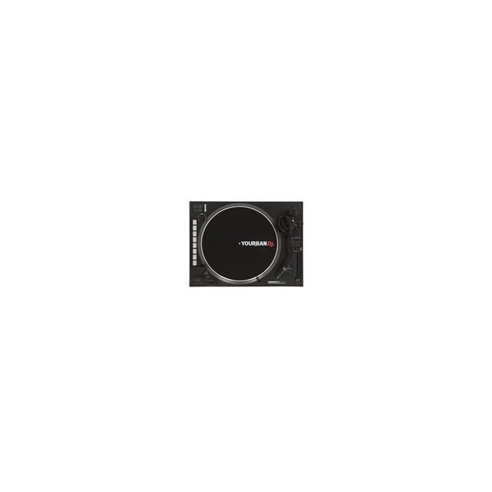 Pair of Yourban DJ YS 220 BL Black felt mats for turntables