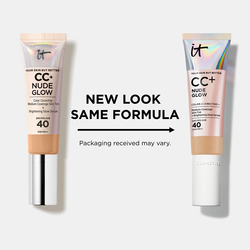IT Cosmetics Your Skin But Better CC + Nude Glow CC cream com efeito iluminador