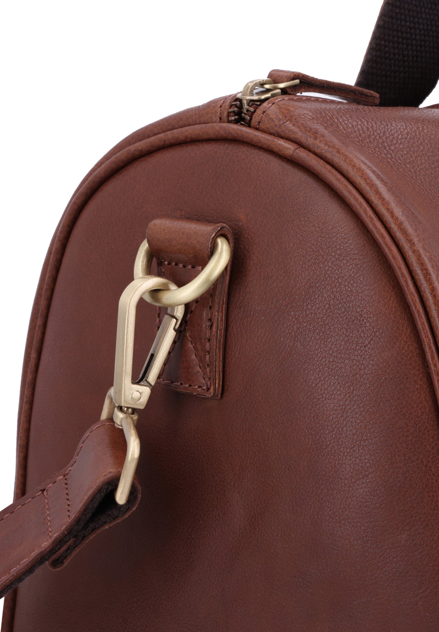 Gusti Leather HALL - Borsa da weekend - marrone rossiccio