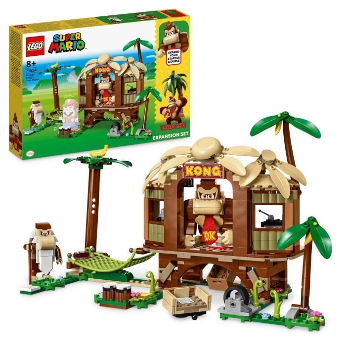 LEGO® Super Mario 71424 Donkey Kong's Cabin Expansion Set, Combine with Starter Pack