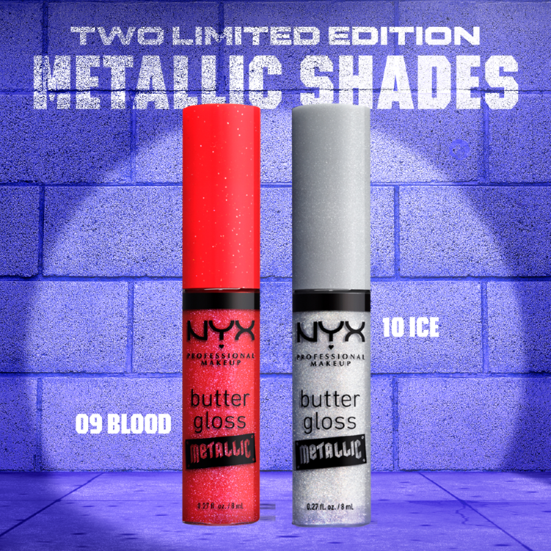 NYX Professional Makeup Butter Gloss metalizirani laki