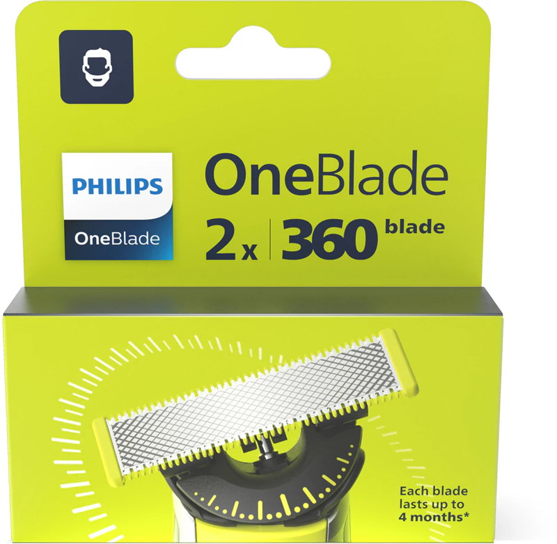 Lâminas de reposição Philips OneBlade 360 QP420/50