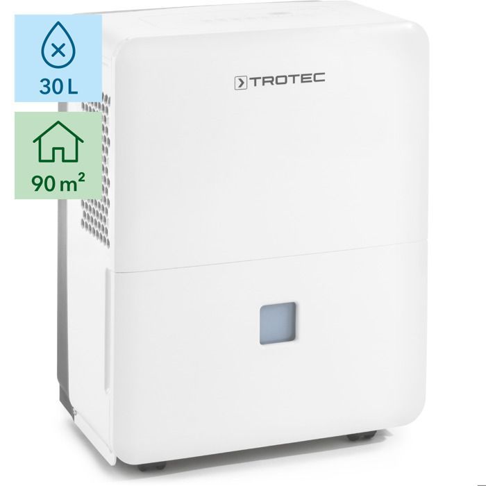 TROTEC TTK 96 E Dehumidifier - max. 30 l/day - 2 speeds - White