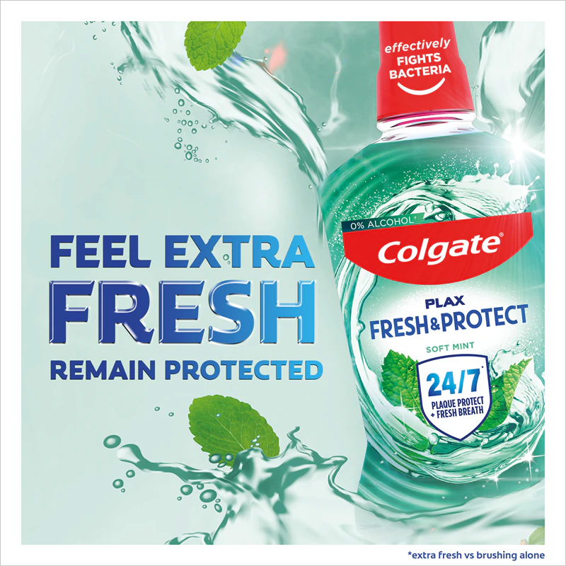 Colgate Plax Soft Mint ústna voda na redukciu zubného povlaku