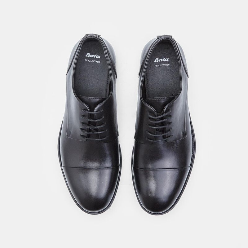 BATA Męskie skórzane buty sznurowane