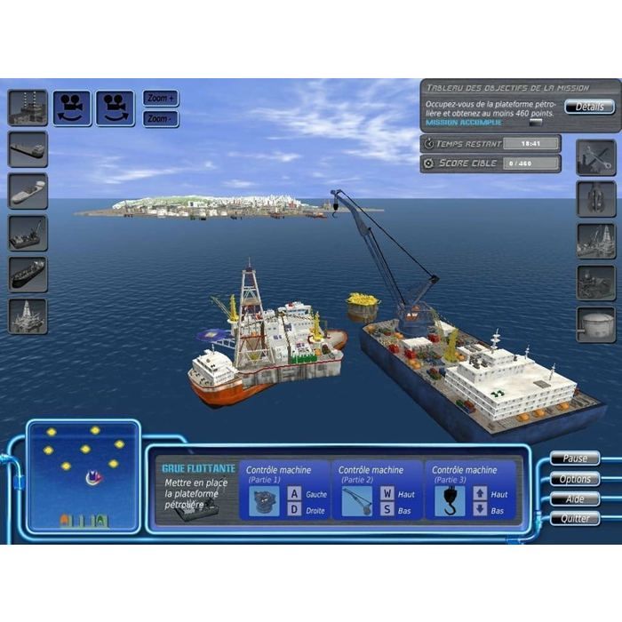 Simulador de plataforma petrolífera 2013 para PC en CD-ROM, en francés, simulación de gestión comercial en Occidente, PEGI 3+, nuevo en blíster.