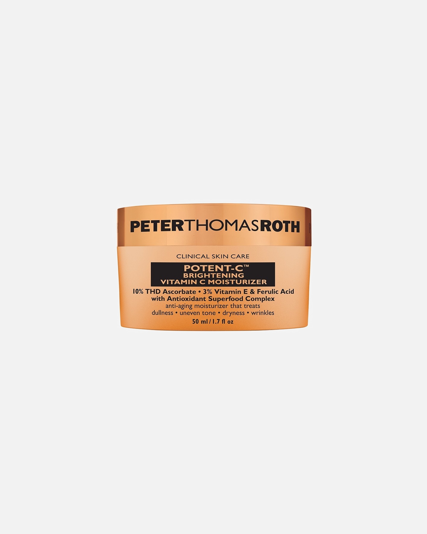 Crème visage hydratante éclaircissante Peter Thomas Roth à la vitamine C - 50 ml